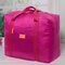  Waterproof Oxford Cloth Folding Travel Storage Bag Large Capacity Luggage Bag - Red wine