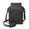 DREAME Women Solid Phone Bag 6 Card Holder Crossbody Bag - Black