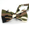 Men Print Camouflage Cravat Bowtie Fashion Vintage Formal Business Wedding Casual Working Suit Tie - #1