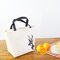Cotton Linen Thick Aluminum Foil Portable Insulation Storage Bag Lunch Bag Deer Bear Rabbit Pattern - #1