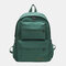Women Casual Waterproof Multi-pocket Large Capacity Backpack - Green