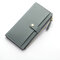 Baellerry Women Multi-slots Elegant Long Wallet Card Holder Purse - Blue