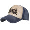 Men Women Washed Baseball Cap Faded Effect Adjustable Outdoor Hat  Sports Hat - Navy