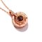 Trendy 100 Languages I Love You Pendant Necklace Metal Multiple Wearing Methods Projection Necklace - Rose Gold