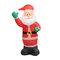 Grande boneco de neve inflável do papai noel ao ar livre, boneco de neve aerodinâmico, figura de decoração de Natal - #3