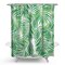 Green Tropical Plants Shower Curtain Bathroom Waterproof Polyester Shower Curtain Leaves Printing Curtains for Bathroom Shower - B