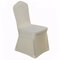 Tampa do assento da cadeira elástica elegante em cor sólida e elástica - Off white