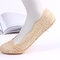 Women Summer Sweet Breathable Lace Antiskid Silicone Invisible Boat Socks Incense Shallow Socks - Nude