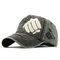 Unisex Fist Versatile Cap Washable Worn Adjustable Baseball Cap Breathable Cotton Sun Hat - #01