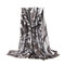 Women's Stitching Leopard Scarf Long Dual-use Printed Cotton And Linen Scarves - #03