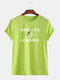 Mens Funny Plain Slogan Little Tag T-shirts - Green