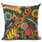 Flowers and Birds 45*45cm Cushion Cover Linen Throw Pillow Car Home Decoration Decorative Pillowcase - #9