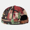 Men & Women Abstract Pattern Brimless Skull Cap Multicolor Soft Felt Customized Hats - Red