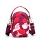Women Print Floral Crossbody Bag Multi-pocket Phone Purse - #11