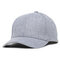  NUZADA Mens Solid Color Felt Hat Warm Windproof Outdoor Casual Wild Baseball Cap - Grey