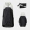 Fashion Windbreaker Raincoat Poncho Outdoor Clothes - Black 2