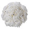 11.8'' Crystal Bridal Bridesmaid Bouquet Foam Flower Roses Wedding Posy - White