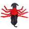 Pet Halloween araignée poitrine dos créatif chat chien petit chien araignée Transformation Costume - rouge