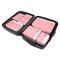 Polyester Home 7-piece Duffel Bag Travel Digital Storage Bag Women Men - Pink