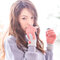 Women Winter Warm Wool Velvet Knit Rabbit Ears Full Finger Gloves Indoor Outdoor Vogue Cute Gloves - Rose Red