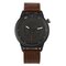 Trendy Leather Quartz Watch Waterproof Point Dial Waist Watch For Men Watch  - 03