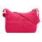 Waterproof Nylon Capacity Shoulder Bags Crossbody Bags For Women - Wine Red