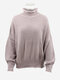 Autumn And Winter Hooded High Collar Loose Warm Sweater - Photo Color