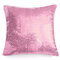 Sequins Fashion Cushion Cover Cotton Linen Pillow Case Sofa Cushion Decor - Pink