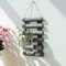 Creative Wall Hanging Glass Vase Hydroponic with Wooden Board Living Room Home Decoration - #1