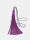 10 colori fatti a mano collana di perline lunga catena maglione nappa perline di cristallo - #03