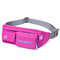 Men And Women Water Resistant Outdoor Fanny Bags Multi-function Chest Bags - Pink 1