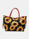 Frauen-Kunstleder-elegante große Kapazitäts-Einkaufstasche-beiläufige arbeitende magnetische Knopf-Handtasche - #07