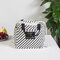 Cotton And Linen Drawstring Insulation Lunch Bag Barrel Cosmetic Storage Bag Travel Outdoor Picnic  - 3