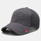 Unisex Mesh Baseball Cap Casual Outdoor Sun Hat - Gray