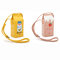 Women 6.5 Inch Phone Cute Milk Box Casual Crossbody Bag - Yellow+Pink