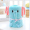 Cute Animal Shaped Baby Foldable Robe For 0-24M - Blue