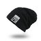 Mens Vogue Wool Velvet Knitted Hat Warm Good Elastic Hat Winter Outdoor Casual Beanie - Black