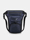 Men Oxfords Cloth Sport Light Weight Belt Bag Convertible Strap Waterproof Fashion Crossbody Bag - Blue