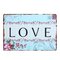 Lovely Flower WELCOME To My Home Iron Metal Poster Tin Sign Plate Wall Decoration Vintage Art  - #2