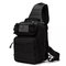 Canvas Camouflage Outdoor Travel Sling Bag Large Capacity Tactical Chest bag Crossbody Bag - #01