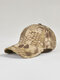 Unisex Cotton Outdoor Sports Snake Pattern Camouflage Baseball Cap Mountaineering Sun Hat - Khaki