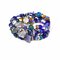 Bohemian Crystal Multi-Layer Bracelet Retro Style Agate Bracelet For Women - Blue