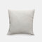 وسادة على شكل وسادة إسكندنافية ثلاثية الأبعاد من قماش الشنيل من الجاكار ، وغطاء وسادة مربع لغرفة النوم - أبيض
