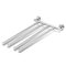 Bathroom Stainless Steel Rotatable Towel Clothing Holder Rack 2/3/4 Rods - #3