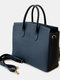 Women Handbag Solid Multifunction Crossbody Bag - Blue