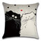 1 PC Cartoon Cat Hug Pillowcase Cushion Cover Home Linen Throw Pillow Cover Bags Home Car Decor - #1