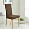 Fundas impermeables para sillas de comedor Anti Fundas de asiento de tela tipo gofre de suciedad Stretch Spandex - #1