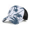 Men's Breathable Adjustable Polyester Mesh Cap Hip Hop Hat Outdoor Sports Climbing Baseball Cap - Navy Blue