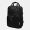 Women 15.6 Inch USB Charging Waterproof Multifunction Laptop Bag Backpack - Black