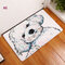 Watercolor Dog Pattern Carpet Mats Non Slip Bath Rugs Animal Door Rectangle Floor Mats 40*60cm - #6